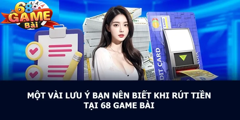 Rút tiền 68 game bài cược thủ lưu ý một vài điều để mọi hóa đơn đều được thông qua