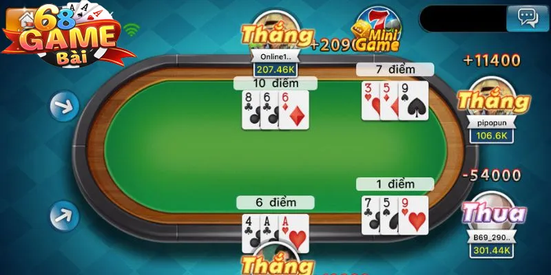 Vài nét về ba cây 68 game bài