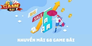 Khuyến mãi 68 game bài