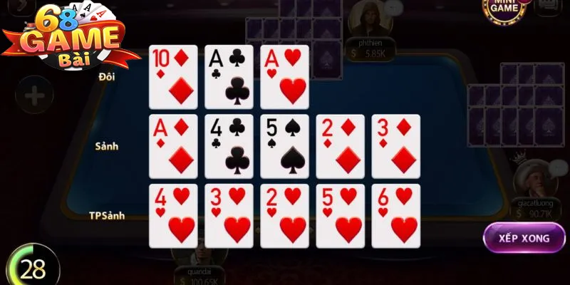 Mậu binh và phần quà hấp dẫn tại cổng game 68 game bài