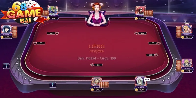 Thưởng liêng 68 game bài cao